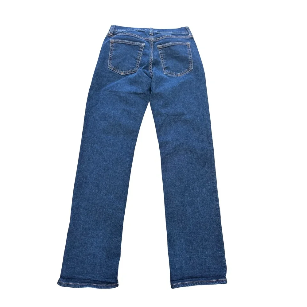 Gap Denim Boys Stretch Straight Jeans Dark Wash Size 16 Regular Blue Pants